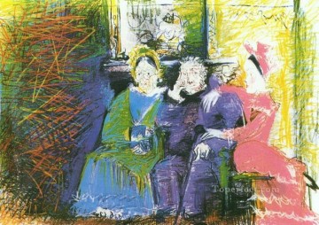 Retrato de familia 1962 Pablo Picasso Pinturas al óleo